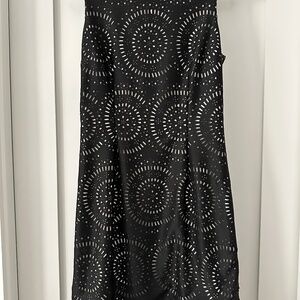 White House Black Market black cut out sleeveless dress